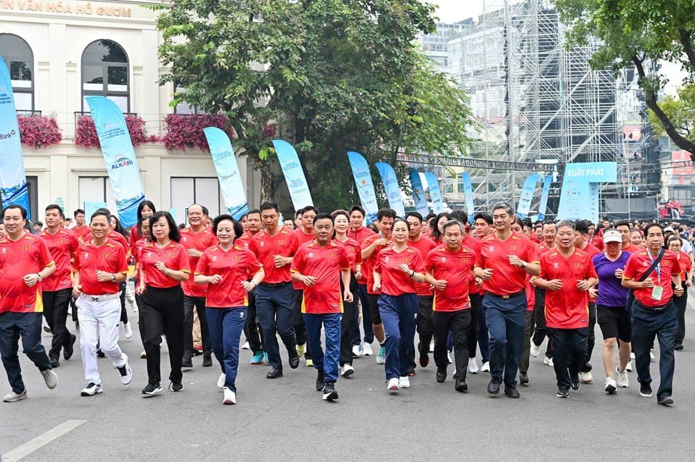 Ảnh cho tin: 45% người dân Thủ đô tập luyện thể dục thể thao thường xuyên